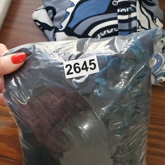 Rancho Estancia Tunic Top Womens XL Gray Blue Velvet Boho Peasant Blouse Lace - Picture 7 of 7